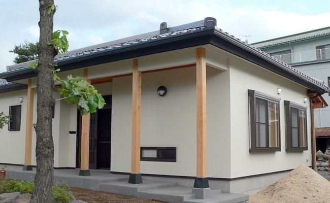 平屋でも存在感のある家